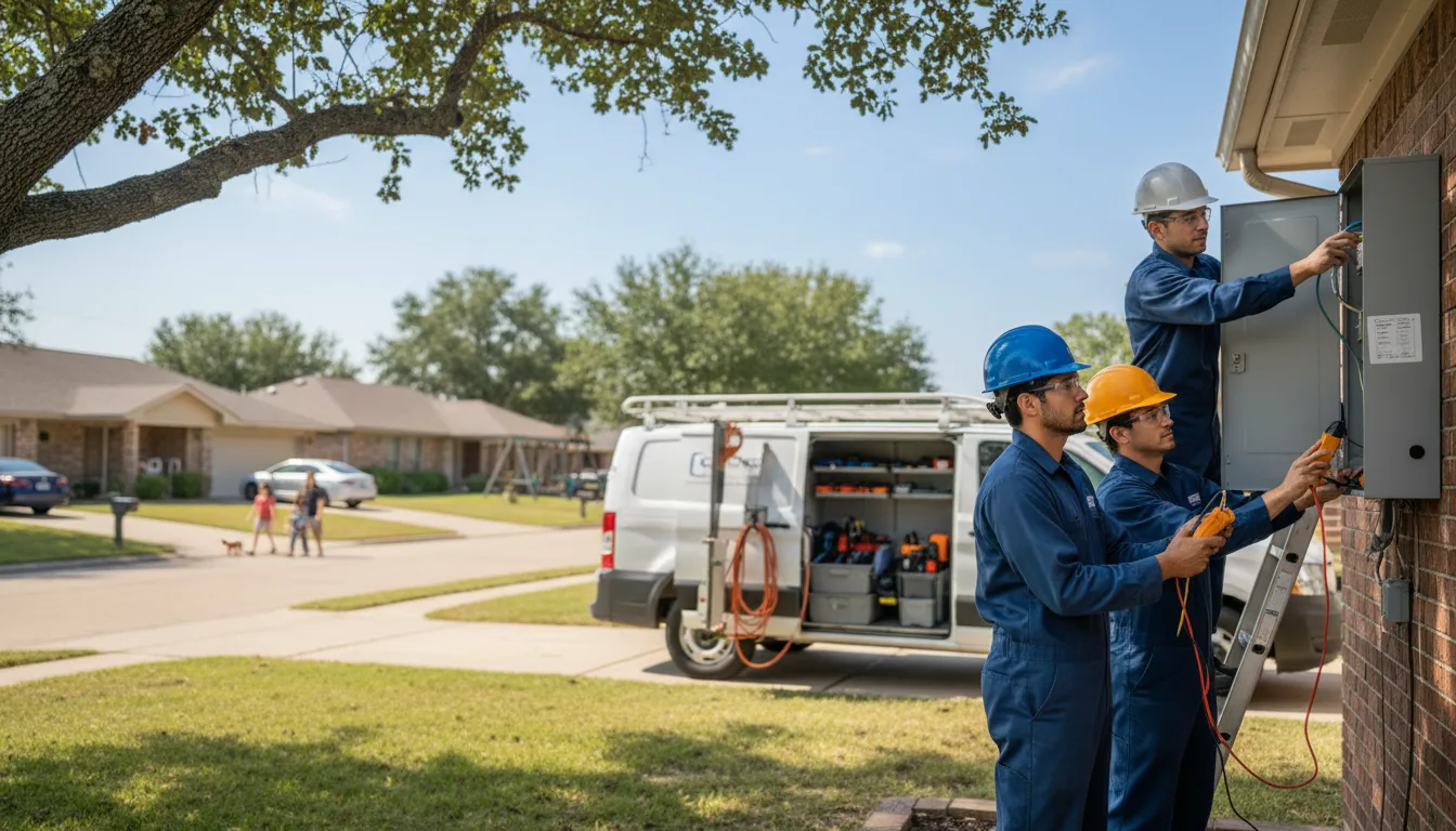 Certified electrician providing emergency electrical services in Henning, TN